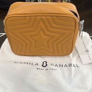 Used good condition Camila Canabal italian Star Quilted Crossbody Bag